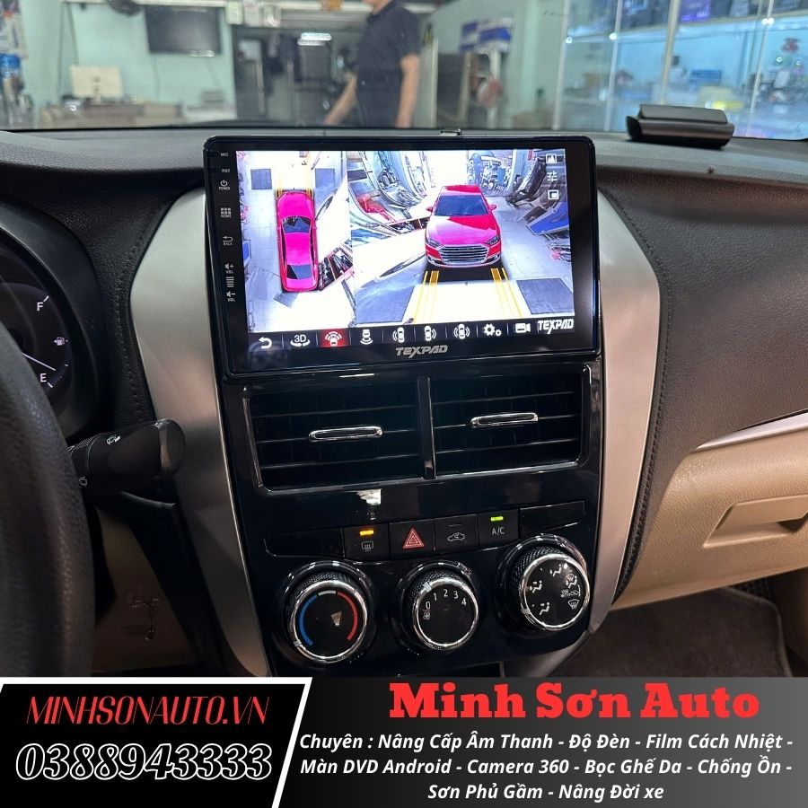 Xe Vios Lap Man Hinh Texpad Tx24 2