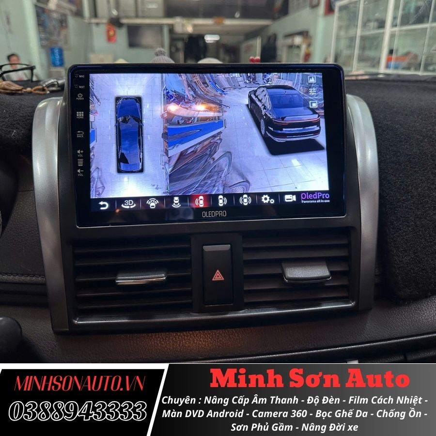 Lắp Đặt Màn Android Oledpro X4s Cho Xe Yaris 1